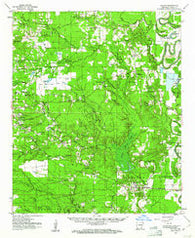 Collins Arkansas Historical topographic map, 1:62500 scale, 15 X 15 Minute, Year 1960