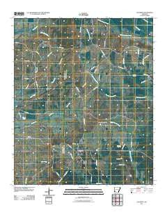 Columbus Arkansas Historical topographic map, 1:24000 scale, 7.5 X 7.5 Minute, Year 2011