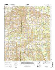 Columbus Arkansas Current topographic map, 1:24000 scale, 7.5 X 7.5 Minute, Year 2014
