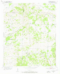 Columbus Arkansas Historical topographic map, 1:24000 scale, 7.5 X 7.5 Minute, Year 1951