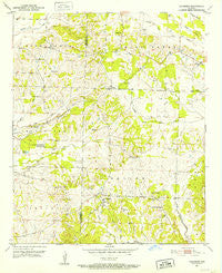 Columbus Arkansas Historical topographic map, 1:24000 scale, 7.5 X 7.5 Minute, Year 1951