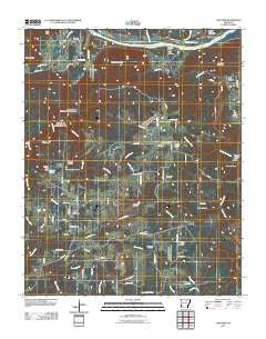 Concord Arkansas Historical topographic map, 1:24000 scale, 7.5 X 7.5 Minute, Year 2011