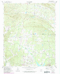 Congo Arkansas Historical topographic map, 1:24000 scale, 7.5 X 7.5 Minute, Year 1974