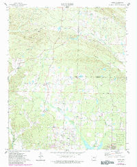 Congo Arkansas Historical topographic map, 1:24000 scale, 7.5 X 7.5 Minute, Year 1974