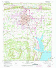 Conway Arkansas Historical topographic map, 1:24000 scale, 7.5 X 7.5 Minute, Year 1961