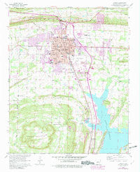 Conway Arkansas Historical topographic map, 1:24000 scale, 7.5 X 7.5 Minute, Year 1961