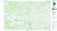 Conway Arkansas Historical topographic map, 1:100000 scale, 30 X 60 Minute, Year 1983