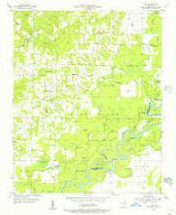 Cord Arkansas Historical topographic map, 1:24000 scale, 7.5 X 7.5 Minute, Year 1955