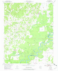 Cord Arkansas Historical topographic map, 1:24000 scale, 7.5 X 7.5 Minute, Year 1955