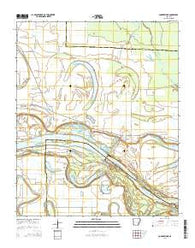 Cornerstone Arkansas Current topographic map, 1:24000 scale, 7.5 X 7.5 Minute, Year 2014