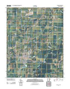 Corning Arkansas Historical topographic map, 1:24000 scale, 7.5 X 7.5 Minute, Year 2011