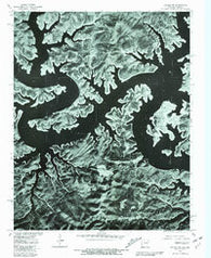 Cotter NW Arkansas Historical topographic map, 1:24000 scale, 7.5 X 7.5 Minute, Year 1979