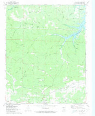 Cotter SW Arkansas Historical topographic map, 1:24000 scale, 7.5 X 7.5 Minute, Year 1972