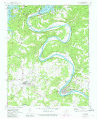 Cotter Arkansas Historical topographic map, 1:24000 scale, 7.5 X 7.5 Minute, Year 1972