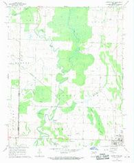 Cotton Plant Arkansas Historical topographic map, 1:24000 scale, 7.5 X 7.5 Minute, Year 1968