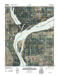 Council Arkansas Historical topographic map, 1:24000 scale, 7.5 X 7.5 Minute, Year 2011