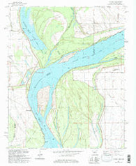 Council Arkansas Historical topographic map, 1:24000 scale, 7.5 X 7.5 Minute, Year 1981