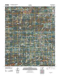 Cove Arkansas Historical topographic map, 1:24000 scale, 7.5 X 7.5 Minute, Year 2011