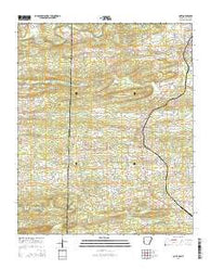 Cove Arkansas Current topographic map, 1:24000 scale, 7.5 X 7.5 Minute, Year 2014