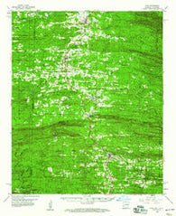 Cove Arkansas Historical topographic map, 1:62500 scale, 15 X 15 Minute, Year 1959