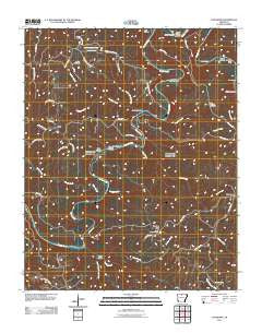 Cozahome Arkansas Historical topographic map, 1:24000 scale, 7.5 X 7.5 Minute, Year 2011