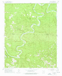 Cozahome Arkansas Historical topographic map, 1:24000 scale, 7.5 X 7.5 Minute, Year 1966