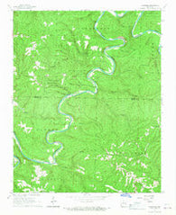 Cozahome Arkansas Historical topographic map, 1:24000 scale, 7.5 X 7.5 Minute, Year 1966