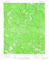 Cozahome Arkansas Historical topographic map, 1:24000 scale, 7.5 X 7.5 Minute, Year 1966