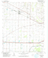 Crawfordsville Arkansas Historical topographic map, 1:24000 scale, 7.5 X 7.5 Minute, Year 1981
