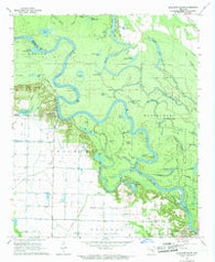 Crocketts Bluff Arkansas Historical topographic map, 1:24000 scale, 7.5 X 7.5 Minute, Year 1967