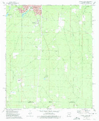 Crossett South Arkansas Historical topographic map, 1:24000 scale, 7.5 X 7.5 Minute, Year 1973