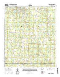 Crossett South Arkansas Current topographic map, 1:24000 scale, 7.5 X 7.5 Minute, Year 2014