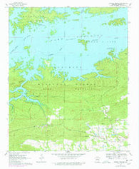 Crystal Springs Arkansas Historical topographic map, 1:24000 scale, 7.5 X 7.5 Minute, Year 1962