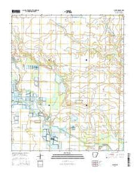 Culler Arkansas Current topographic map, 1:24000 scale, 7.5 X 7.5 Minute, Year 2014