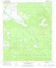 Curtis Arkansas Historical topographic map, 1:24000 scale, 7.5 X 7.5 Minute, Year 1970
