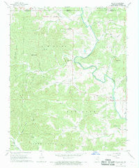 Dalton Arkansas Historical topographic map, 1:24000 scale, 7.5 X 7.5 Minute, Year 1968