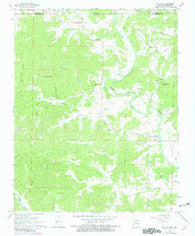 Dalton Arkansas Historical topographic map, 1:24000 scale, 7.5 X 7.5 Minute, Year 1968