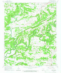 Damascus Arkansas Historical topographic map, 1:24000 scale, 7.5 X 7.5 Minute, Year 1961