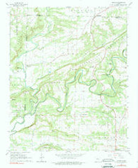 Damascus Arkansas Historical topographic map, 1:24000 scale, 7.5 X 7.5 Minute, Year 1961