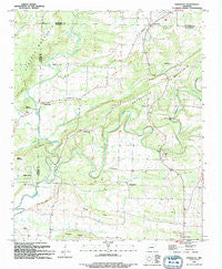 Damascus Arkansas Historical topographic map, 1:24000 scale, 7.5 X 7.5 Minute, Year 1994