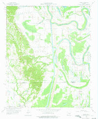 Dansby Arkansas Historical topographic map, 1:24000 scale, 7.5 X 7.5 Minute, Year 1959