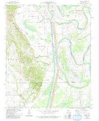 Dansby Arkansas Historical topographic map, 1:24000 scale, 7.5 X 7.5 Minute, Year 1959