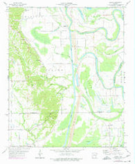 Dansby Arkansas Historical topographic map, 1:24000 scale, 7.5 X 7.5 Minute, Year 1959
