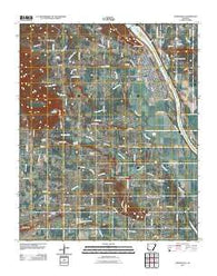 Dardanelle Arkansas Historical topographic map, 1:24000 scale, 7.5 X 7.5 Minute, Year 2011