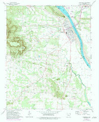 Dardanelle Arkansas Historical topographic map, 1:24000 scale, 7.5 X 7.5 Minute, Year 1972