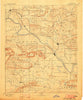 Dardanelle Arkansas Historical topographic map, 1:125000 scale, 30 X 30 Minute, Year 1890