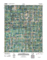 Datto Arkansas Historical topographic map, 1:24000 scale, 7.5 X 7.5 Minute, Year 2011