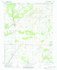 Datto Arkansas Historical topographic map, 1:24000 scale, 7.5 X 7.5 Minute, Year 1964