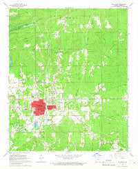 De Queen Arkansas Historical topographic map, 1:24000 scale, 7.5 X 7.5 Minute, Year 1966