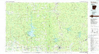 De Queen Arkansas Historical topographic map, 1:100000 scale, 30 X 60 Minute, Year 1986